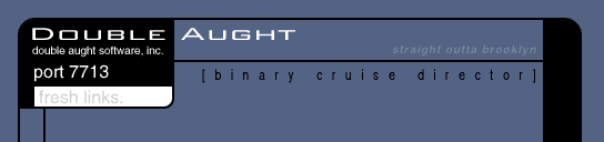 double aught software: binary cruise director